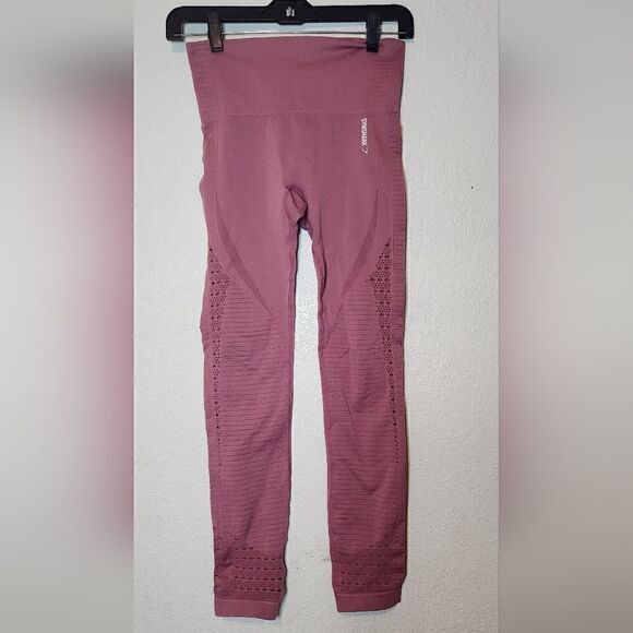 Gymshark Women's Energy+  Pink Rose Seamless Leggings Size S - Picture 1 of 16